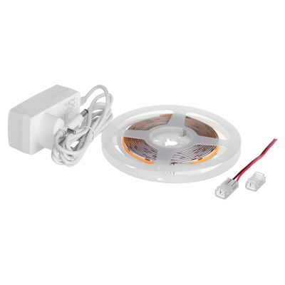 6. 3m COB LED strip with power supply, neutral color, IP20