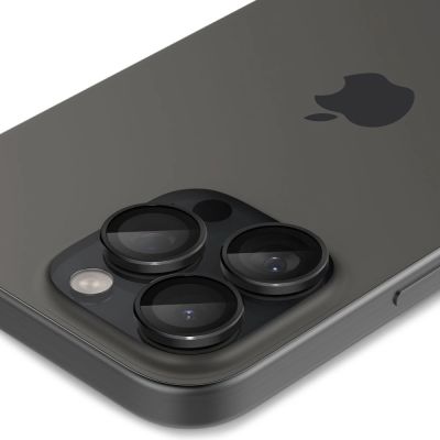 16. Spigen Glas.tR EZ Fit Optik Camera Protector for iPhone 14 Pro / Pro Max / 15 Pro / Pro Max / 16 Pro / Pro Max 17 Pro / 17 Pro Max - Black 2 pcs.