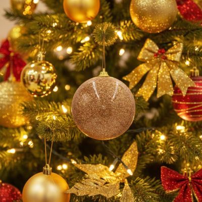 9. SAFE PLASTIC BALL 8CM MICA GOLD