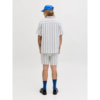 6. Jack&Jones men's shorts JPSTJAIDEN COBA STRIPE JOG SHORTS REG SN 12274413 CLOUD DANCER/STRIPES