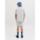 6. Jack&Jones men's shorts JPSTJAIDEN COBA STRIPE JOG SHORTS REG SN 12274413 CLOUD DANCER/STRIPES