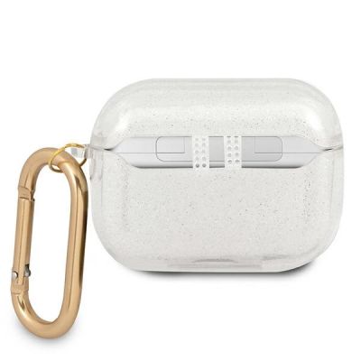 2. Guess GUAPUCG4GT AirPods Pro cover Transparent Glitter Collection