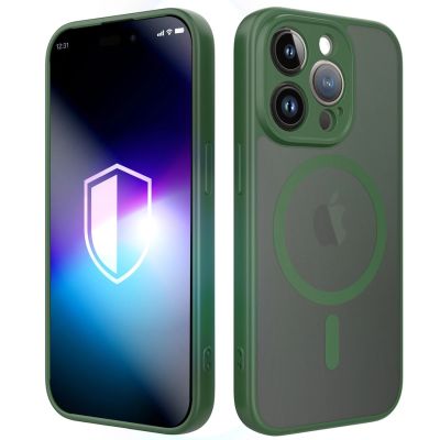 3mk Misty MagCase for iPhone 14 Pro - Green