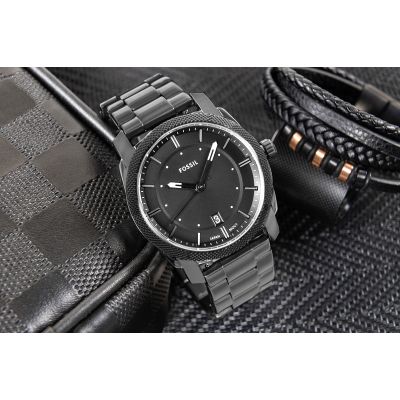5. FOSSIL Machine Iron Grey Men's Watch FS4774 + BOX