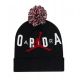 2. Youth Set Winter Hat + Gloves Air Jordan Essential Pom Beanie Set Black - 9A0869-023