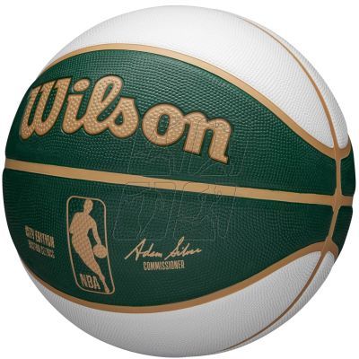 3. Wilson NBA Team City Edition Boston Celtics WZ4024202XB basketball