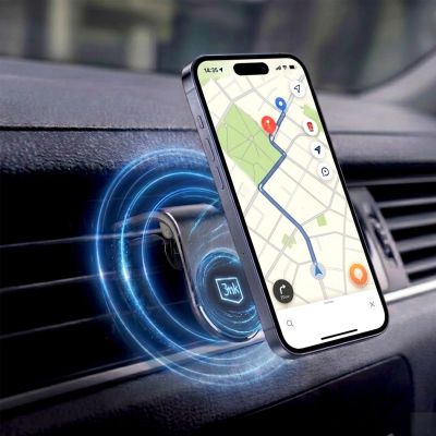 9. 3mk Magnet Power Grip Car Mount for Grille - Black