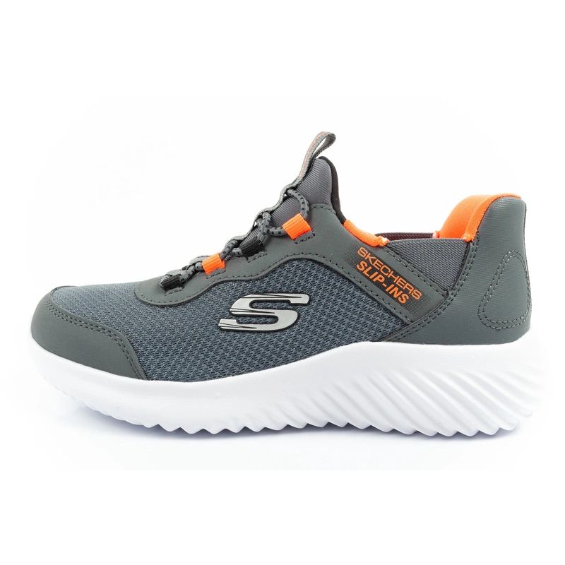 2. Skechers Bounder Slip-ins Junior Children's Sports Shoes Gray