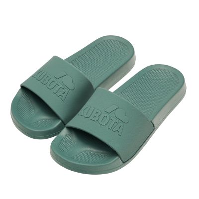 13. Kubota basic plain pool flip-flops green K25SS-101-001-18-1