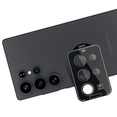 4. 3mk Lens Protection Pro Black Camera Lens Glass for Samsung Galaxy S25 Ultra