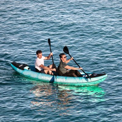 42. VIRTUFIT KAYAK 335 – TURQUOISE – WITH KAYAK SEATS AND CARRY BAG
