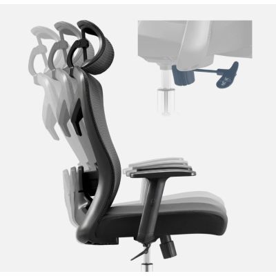 4. Manager 2.6 Black Swivel Chair