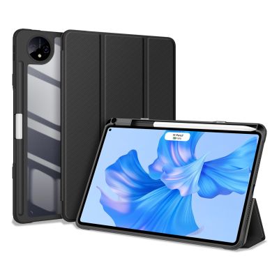 3. Dux Ducis Toby Case for Huawei MatePad Pro 11'' (2022) Cover with S Pen Pen Smart Cover Stand Black