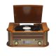 12. Denver MRD-51 Wooden Retro Music Center with Turntable