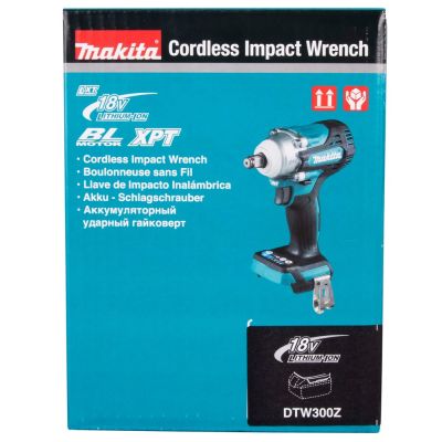 12. 18V Impact Wrench without Battery and Charge DTW300Z MAKITA