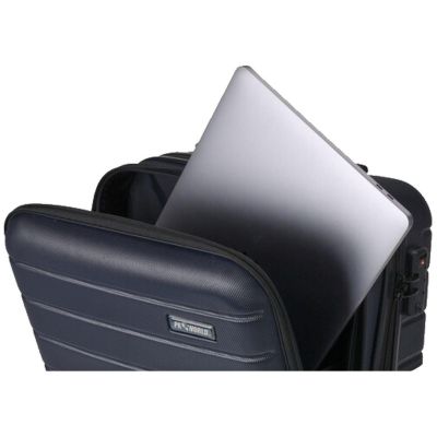 2. 20-INCH CABIN TRAVEL CASE WITH LAPTOP COMPARTMENT PROWORLD GRAY