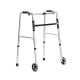 Fixed rehabilitation walker with wheels