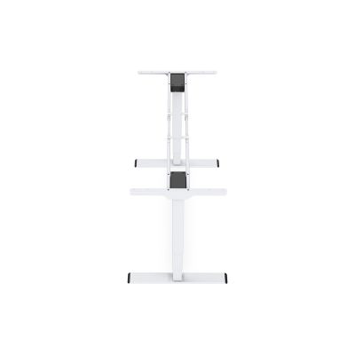 5. Electric desk frame with height adjustment, two-stage motor, white
