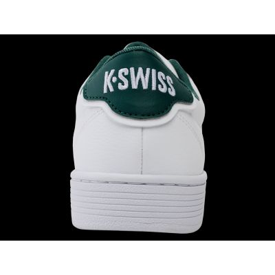 4. K-swiss sneakers COURT BALBOA WHITE/CLOUD DANCER/POSY GREEN-M (04735-168-M)