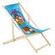 Classic beech deckchair GreenBlue GB183 with your own print