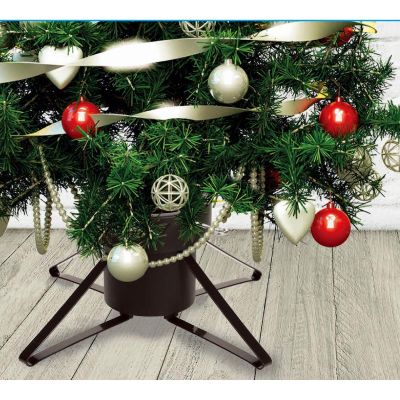 10. METAL CHRISTMAS TREE STAND 4 LEGS BLACK