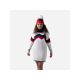 Rossignol W Mountain Knit Dress Sweater Gray