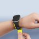 5. Magnetic Apple Watch SE, 9, 8, 7, 6, 5, 4, 3, 2, 1 (41, 40, 38 mm) Dux Ducis Strap (LD Version) - black and yellow