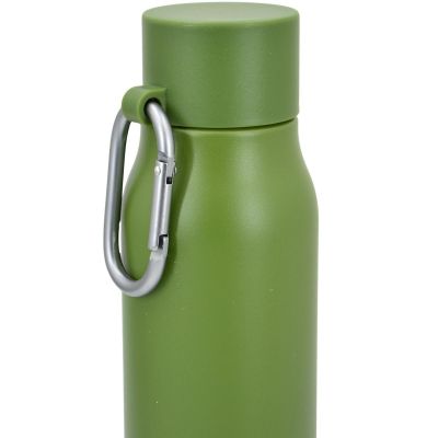 3. 550 ML INSULATED BOTTLE WITH CARABINER, GREEN, STAMINA