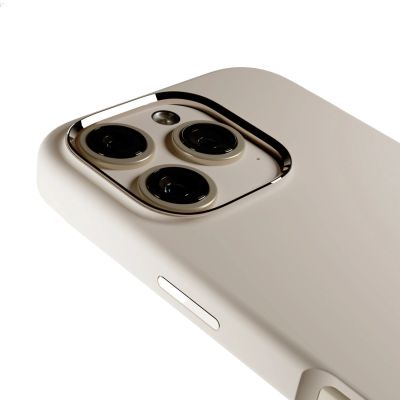 5. Puro Icon Mag Pro MagSafe Silicone Case for iPhone 16 Pro - Beige