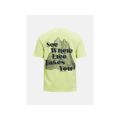 3. PEAK PERFORMANCE Explore Graphic Tee Women Yellow