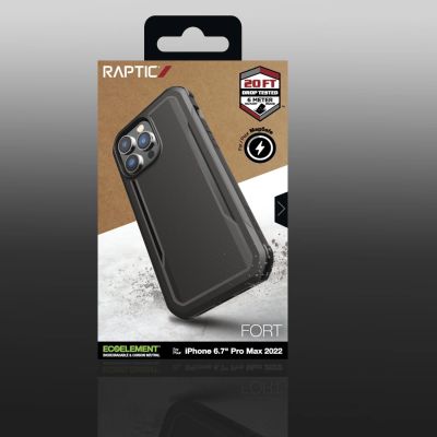 5. Raptic X-Doria Fort Case iPhone 14 Pro Max with MagSafe armored cover black