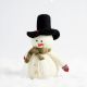 10. DECORATIVE SNOWMAN 23CM HATTER