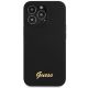 3. Guess GUHCP13XLSLMGBK iPhone 13 Pro Max 6.7" black/black hardcase Silicone Script Gold Logo