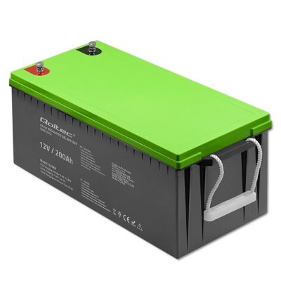 3. QOLTEC GEL BATTERY 12V | 200AH | GEL