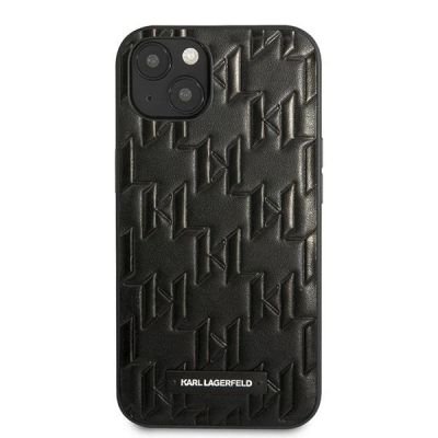 2. Karl Lagerfeld KLHCP13SMNMP1K iPhone 13 mini 5,4 "hardcase black / black Monogram Plaque