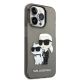 4. Karl Lagerfeld Glitter Karl&Choupette case for iPhone 14 Pro - black