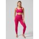 2. CASALL Scallop High Waist Seamless Tights Leggings Pink