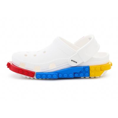 4. CROCS X LEGO 4LW SYSTEM CLOG WHITE 211874-100