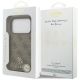 8. Guess 4G Small Classic Logo MagSafe Case for iPhone 17 Pro / 18 Pro - Brown