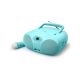 Muse MD-203 KB Portable Stereo System Analog FM Blue