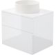 Washbasin cabinet with granite washbasin - 360 mm