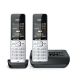 13. Gigaset COMFORT 500A duo analog/DECT telephone Caller Name and ID Black, Silver