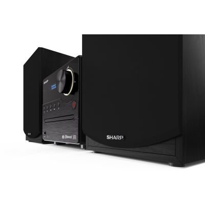 11. Sharp XL-B517D(BK) Micro Hi-Fi System, CD/FM/USB/Bluetooth v5.0, Aux-in, 45W, Black Sharp | Micro Hi-Fi System | XL-B517D(BK) | USB socket | Aux-in | Bluetooth connectivity | CD player | Black | FM radio | Wireless connection