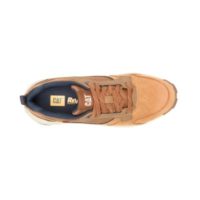 5. CATERPILLAR GRAPPLE LEATHER BROWN SHOES (P726651)