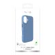2. Puro Icon Mag Pro Liquid Silicone Case for iPhone 17, MagSafe Compatible, with Camera Protection and Aluminum Buttons - Blue
