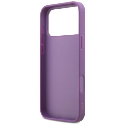 7. Guess Fixed Glitter Big 4G case for iPhone 17 Pro Max - purple