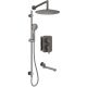 Concealed shower set with mixing box