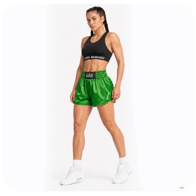 3. Women’s Thai Shorts PASTEL GREEN COMBATWEAR | DBX Bushido