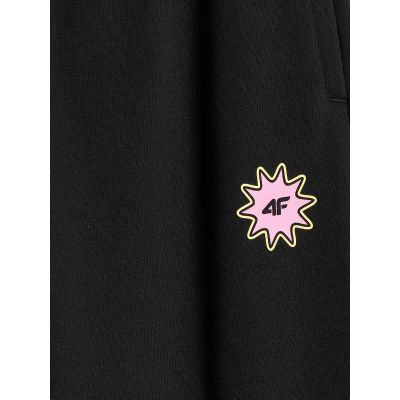 8. Girls' wide-leg sweatpants 4F 4FJRSS26TTROF1870-20S
