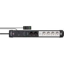 Brennenstuhl 1951560103 3 m power strip 6 x network sockets Indoor Black, Light Gray